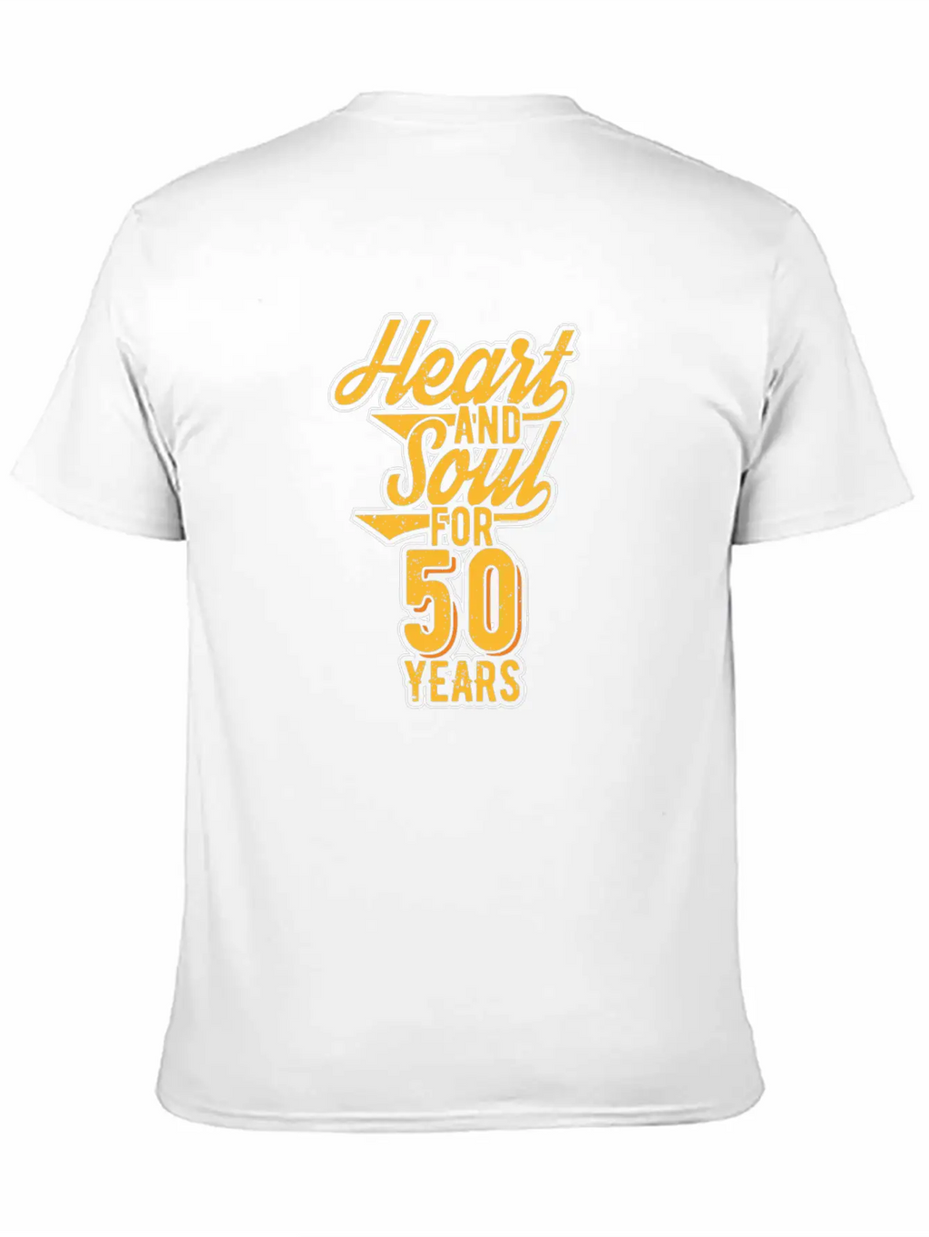 Heart And Soul For 50 Years Essential Cotton Tee For Daily Outfits – Unisex Style