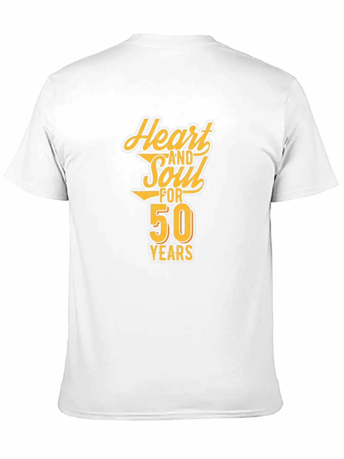 Heart And Soul For 50 Years Essential Cotton Tee For Daily Outfits – Unisex Style