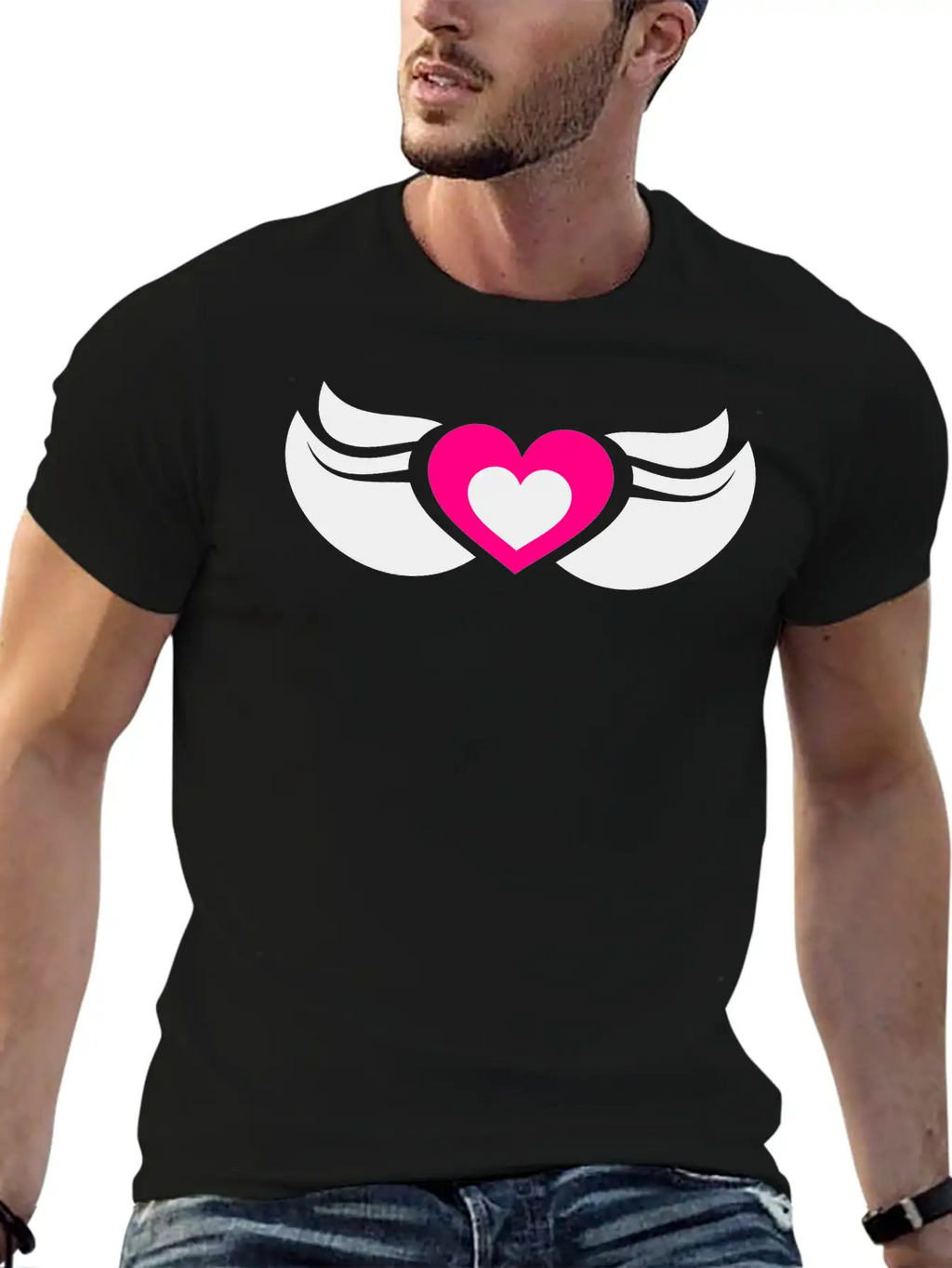 Heart Basic Graphic T-Shirt – Daily Comfort In Soft Cotton
