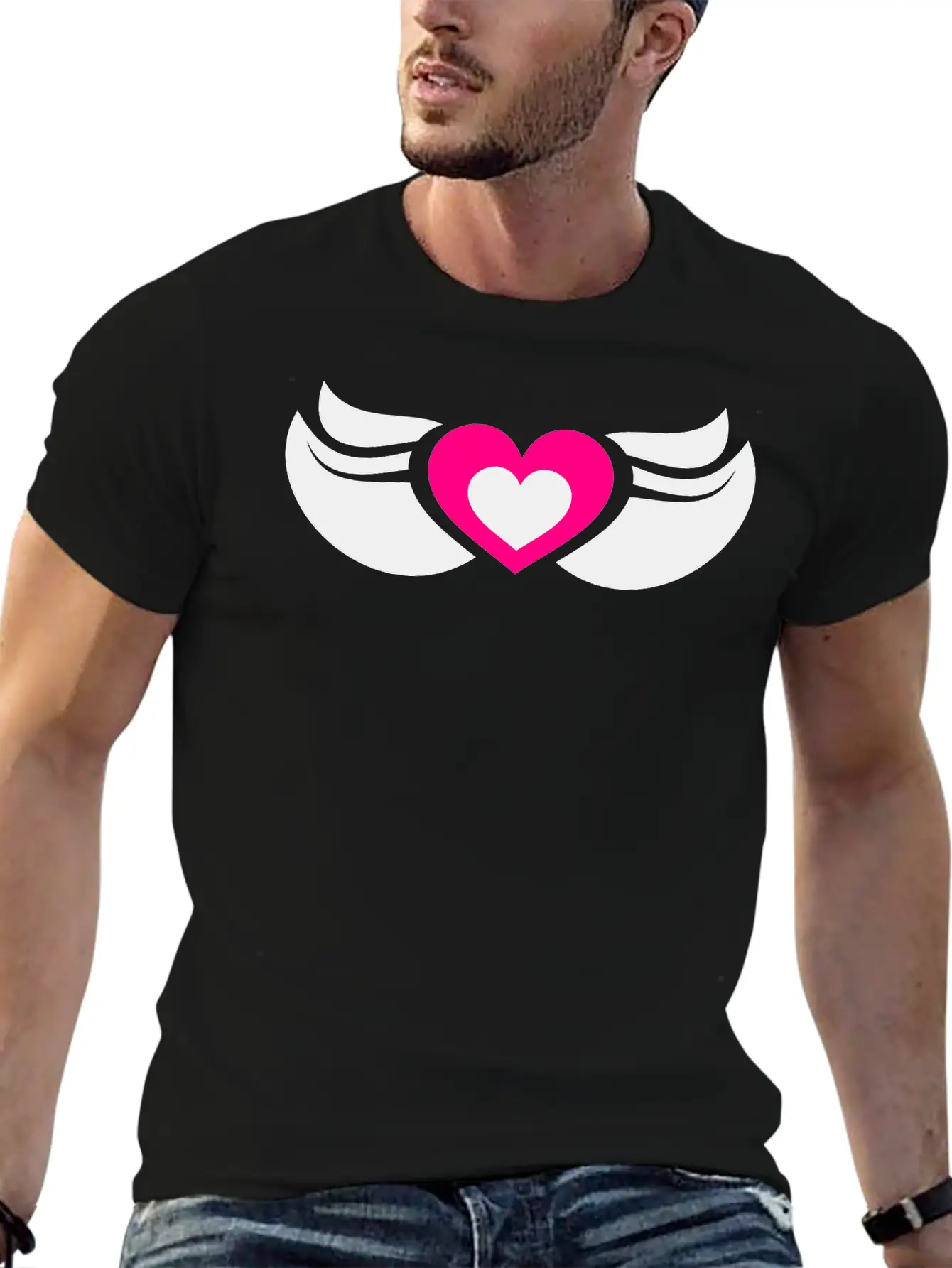 Heart Basic Graphic T-Shirt – Daily Comfort In Soft Cotton