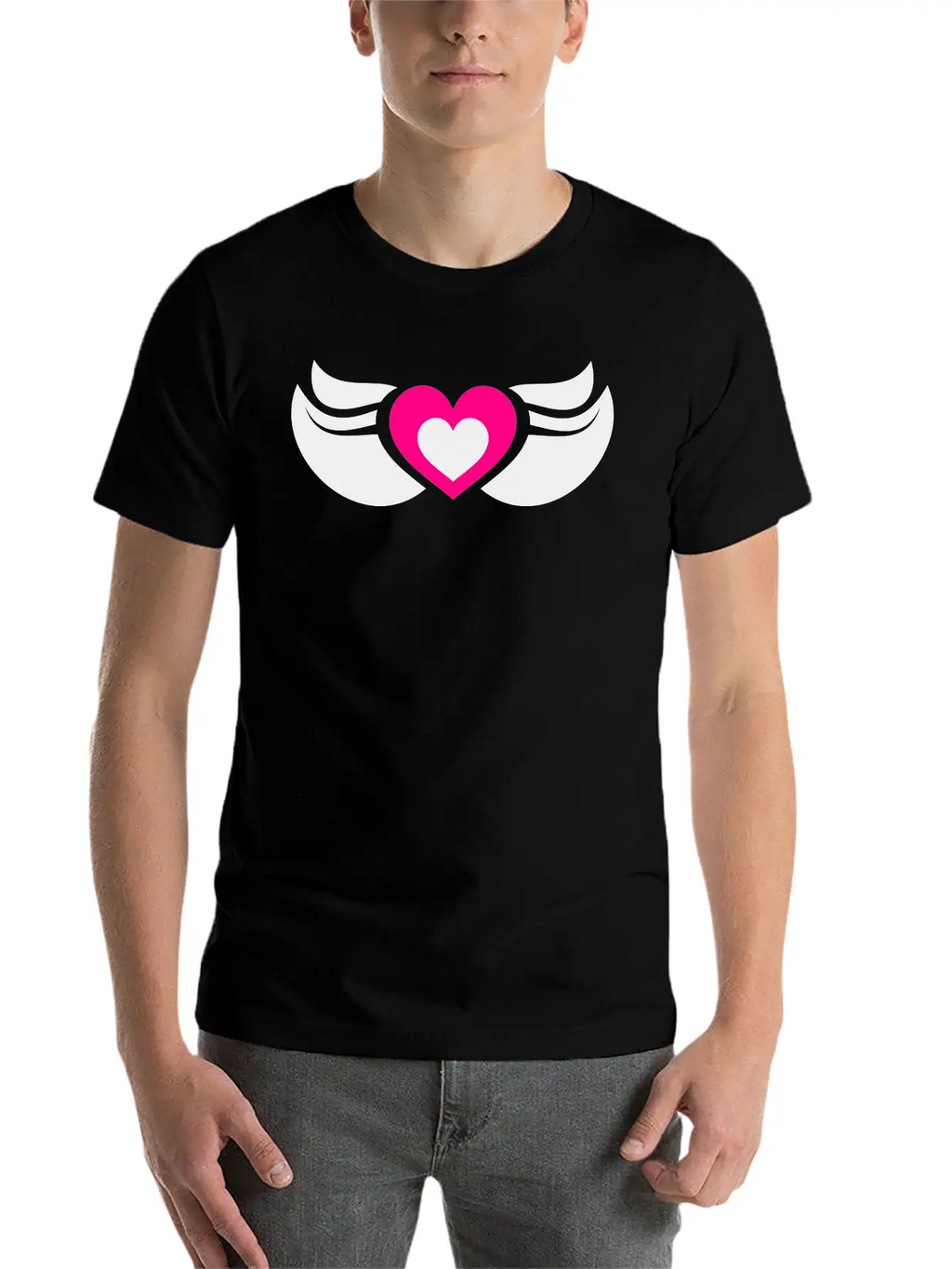 Heart Basic Graphic T-Shirt – Daily Comfort In Soft Cotton