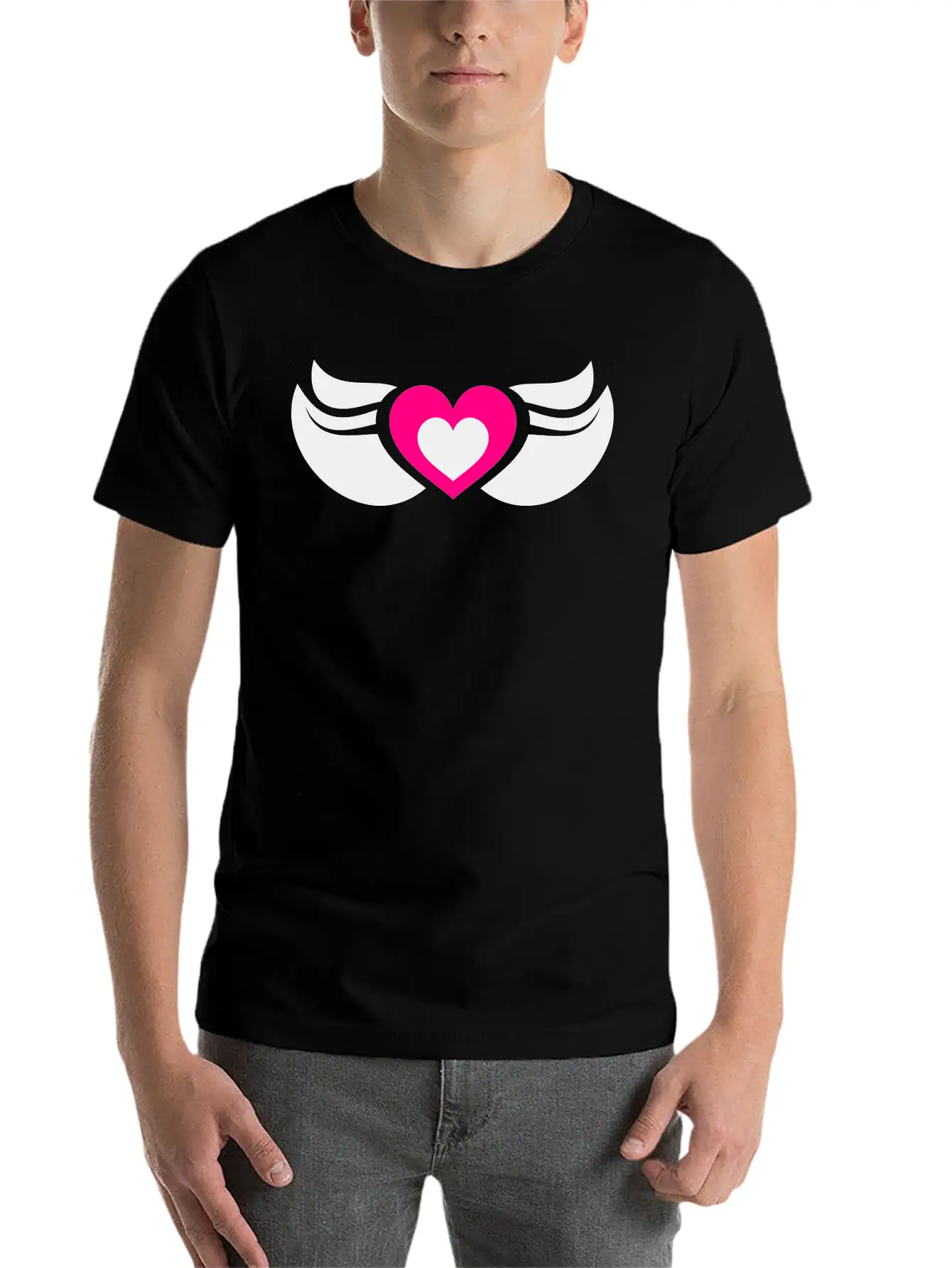 Heart Basic Graphic T-Shirt – Daily Comfort In Soft Cotton