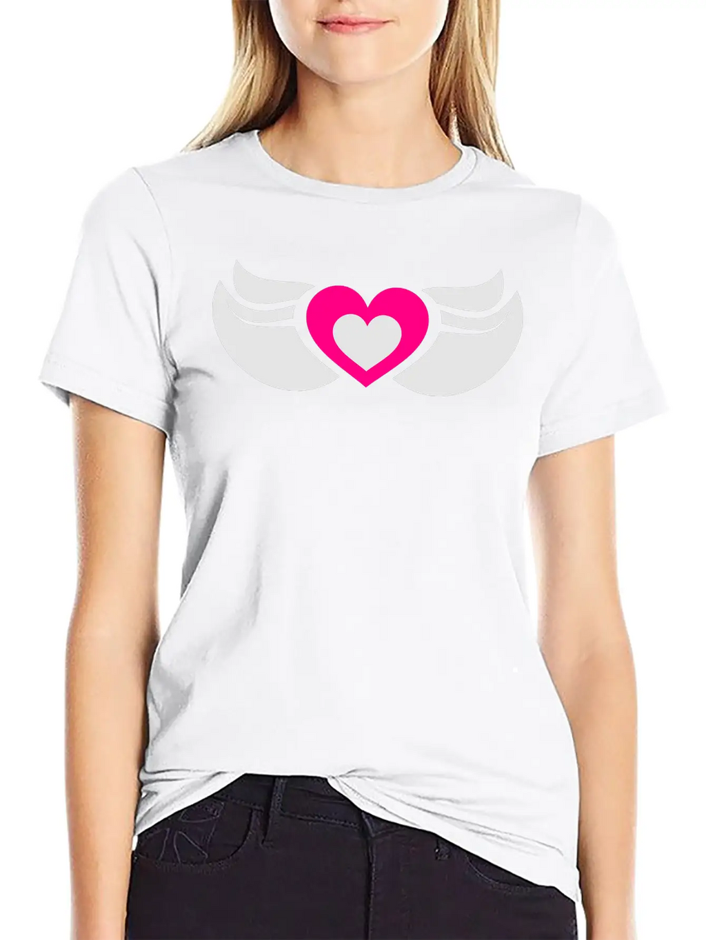 Heart Basic Graphic T-Shirt – Daily Comfort In Soft Cotton