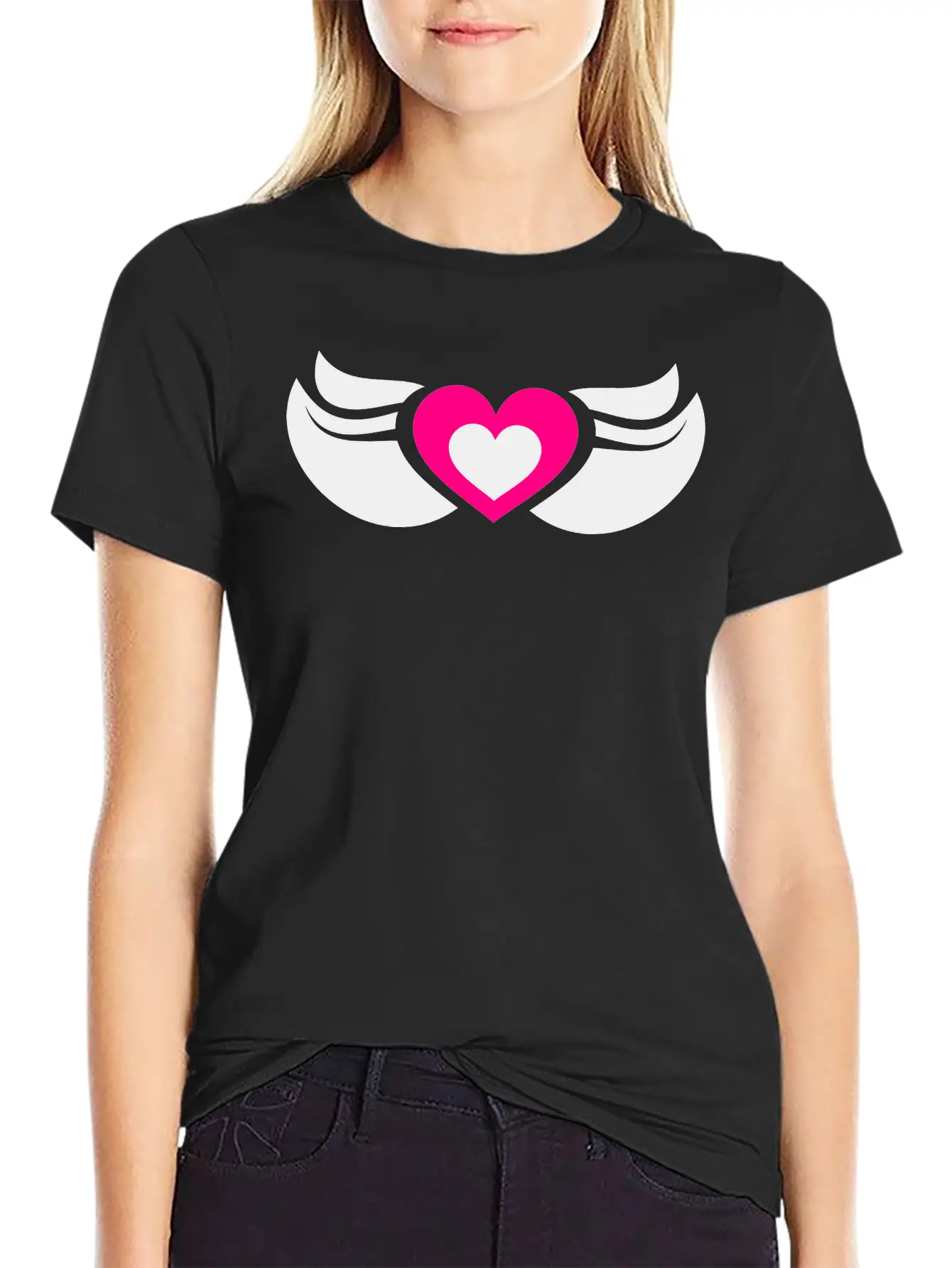 Heart Basic Graphic T-Shirt – Daily Comfort In Soft Cotton