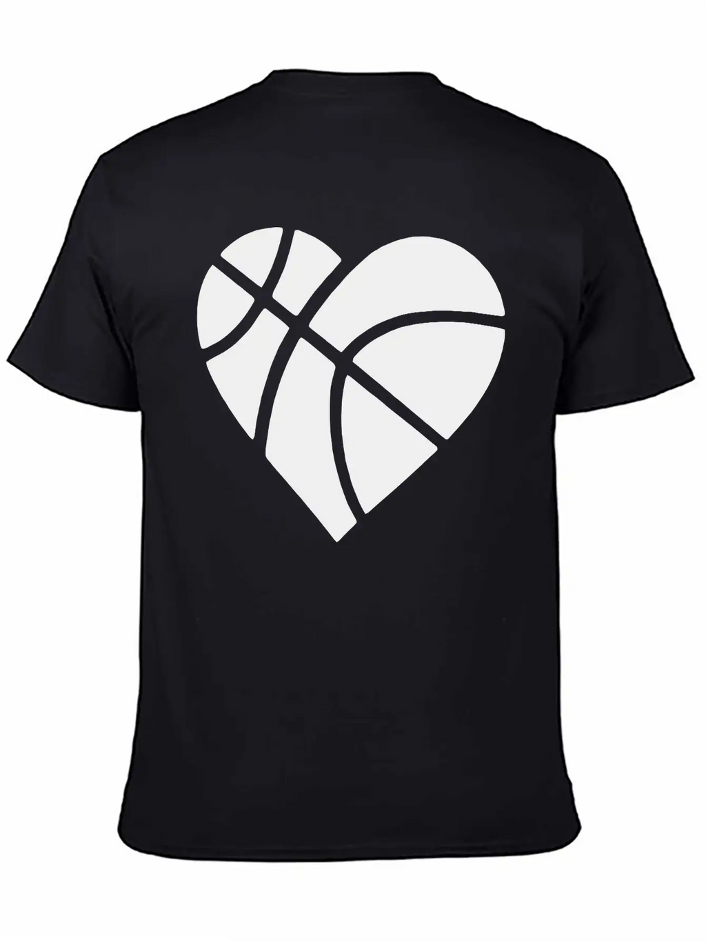 Heart Basketball Classic Cotton Tee – Unisex Comfort For Any Season