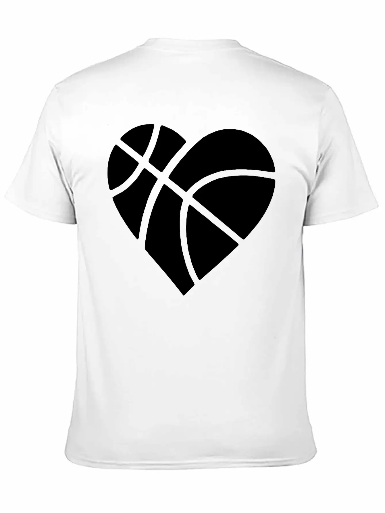 Heart Basketball Classic Cotton Tee – Unisex Comfort For Any Season