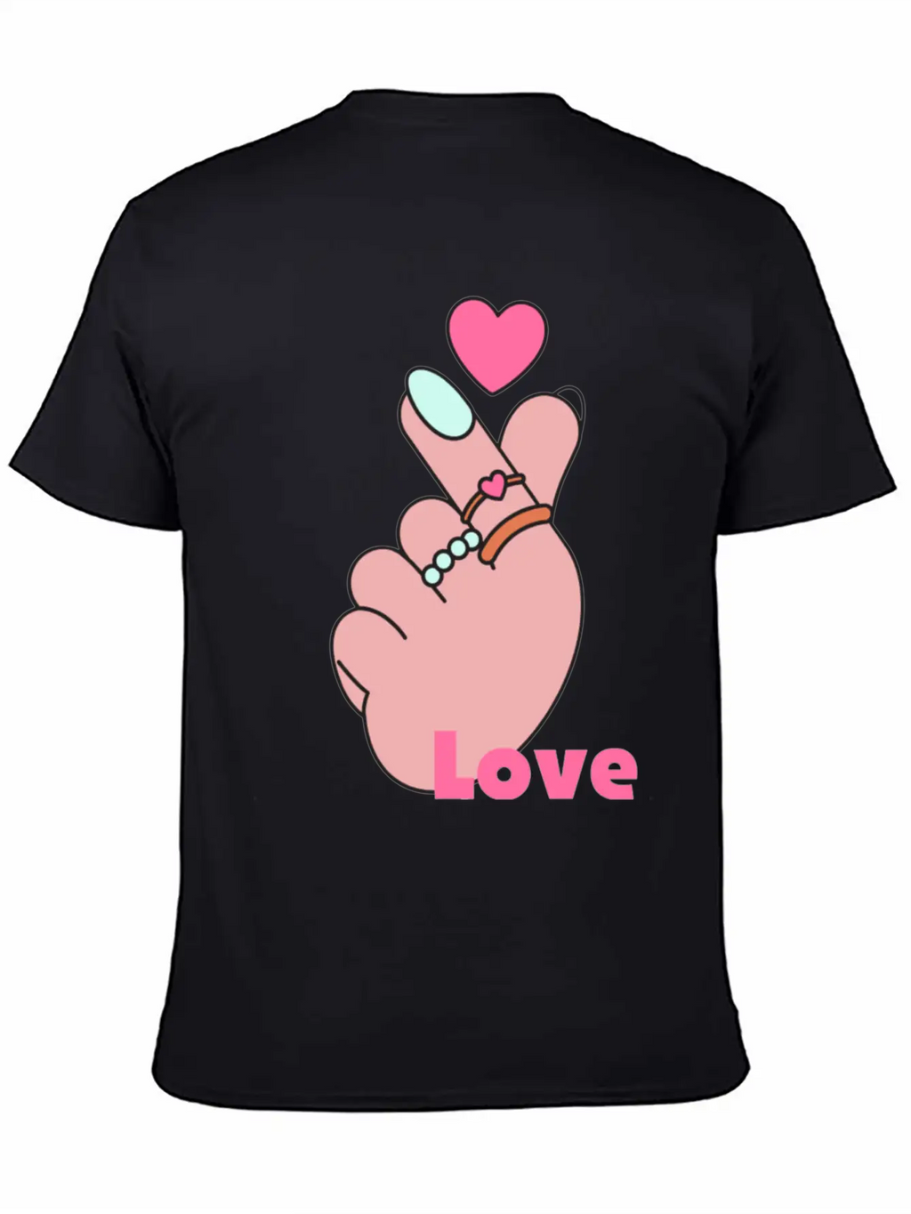 Heart Breathable Graphic T-Shirt – Perfect For Casual Days
