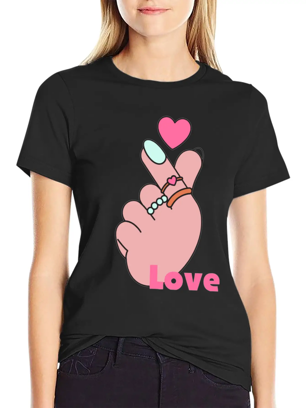 Heart Breathable Graphic T-Shirt – Perfect For Casual Days