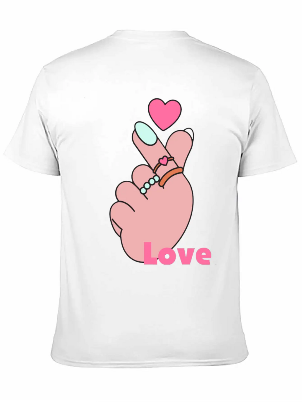 Heart Breathable Graphic T-Shirt – Perfect For Casual Days