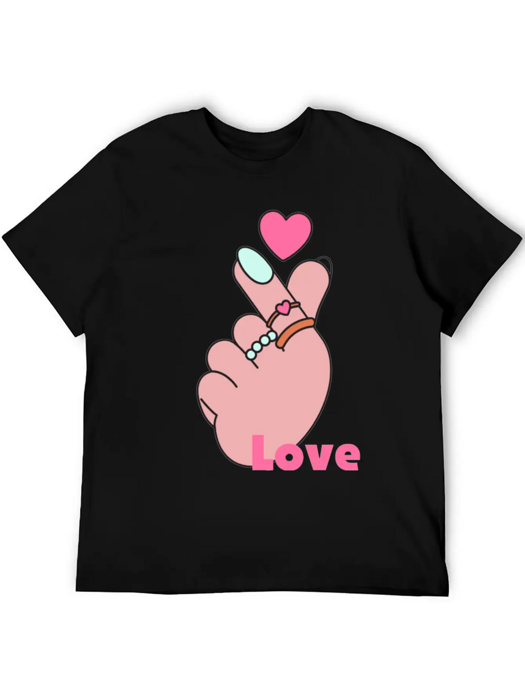 Heart Breathable Graphic T-Shirt – Perfect For Casual Days