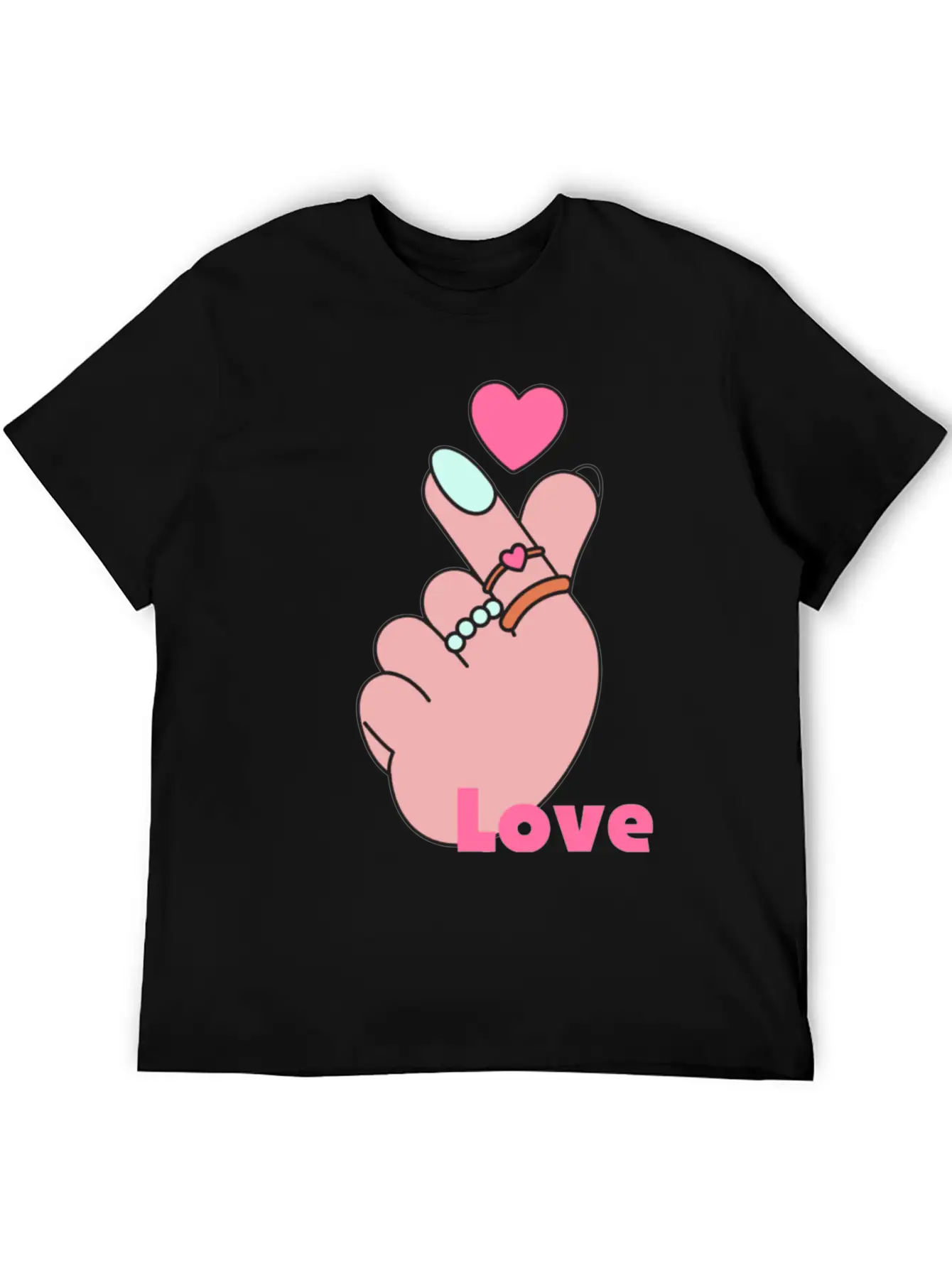 Heart Breathable Graphic T-Shirt – Perfect For Casual Days