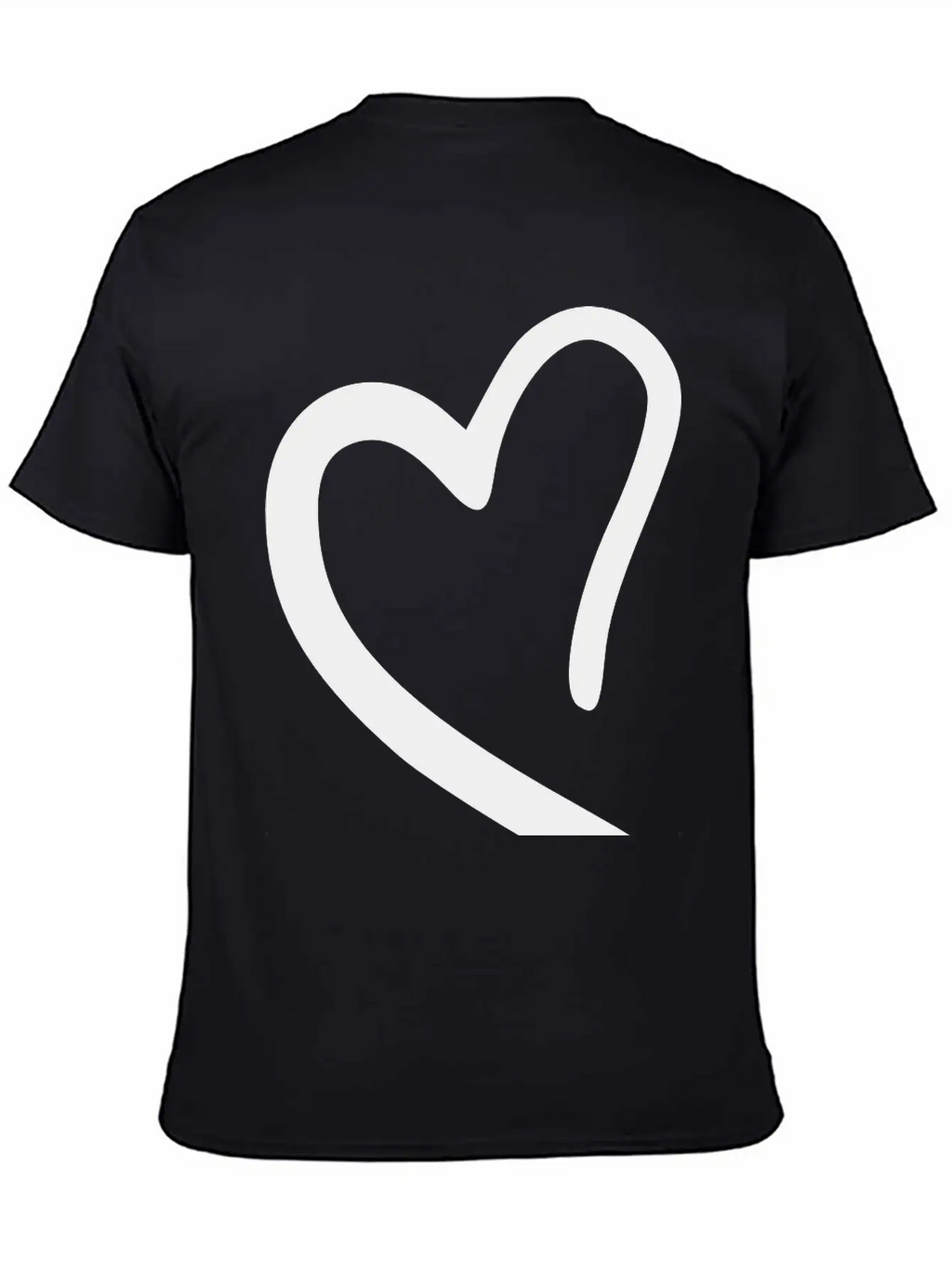 Heart Emojis Sketch Breathable Soft Cotton T-Shirt – Timeless Casual Look