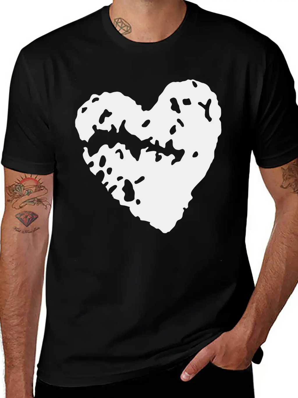 Heart Essential Cotton Tee For Daily Outfits – Unisex Style