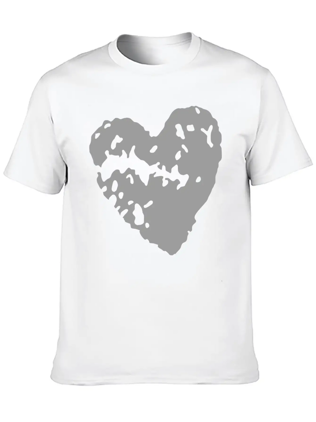 Heart Essential Cotton Tee For Daily Outfits – Unisex Style