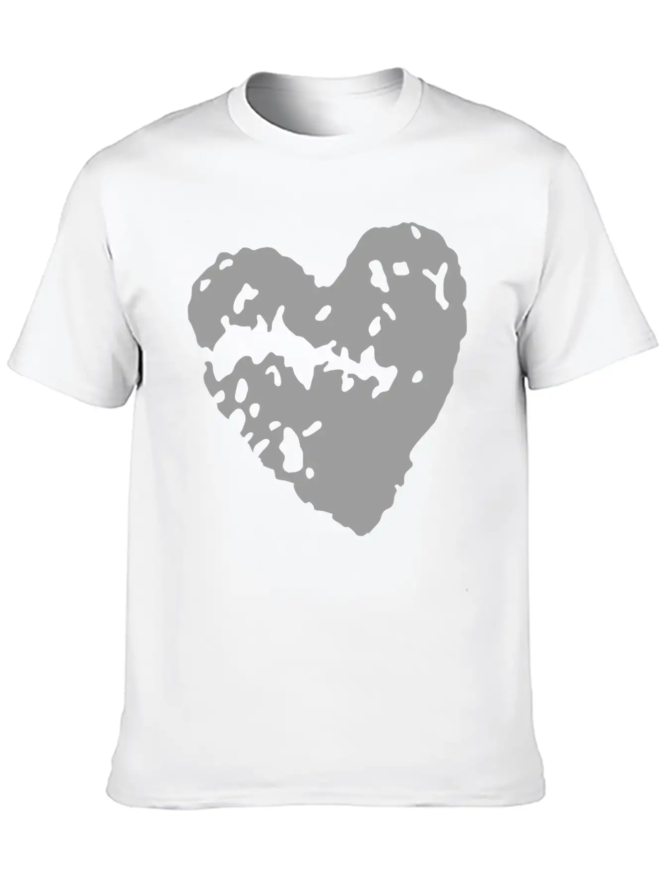 Heart Essential Cotton Tee For Daily Outfits – Unisex Style