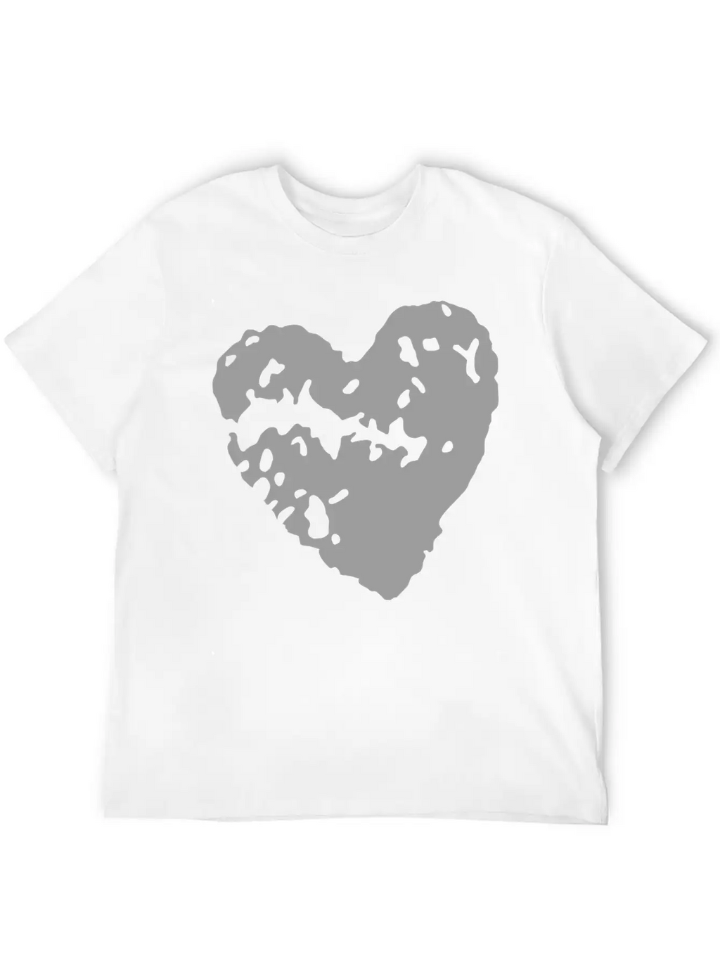 Heart Essential Cotton Tee For Daily Outfits – Unisex Style