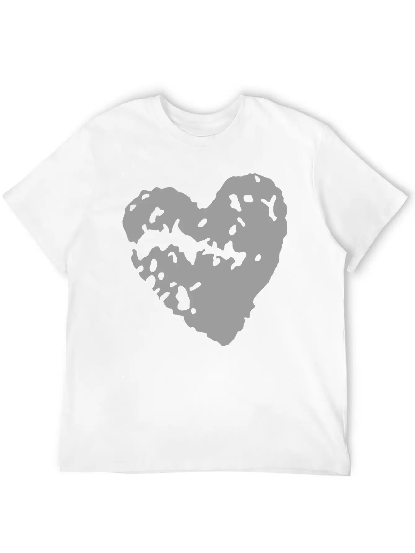 Heart Essential Cotton Tee For Daily Outfits – Unisex Style