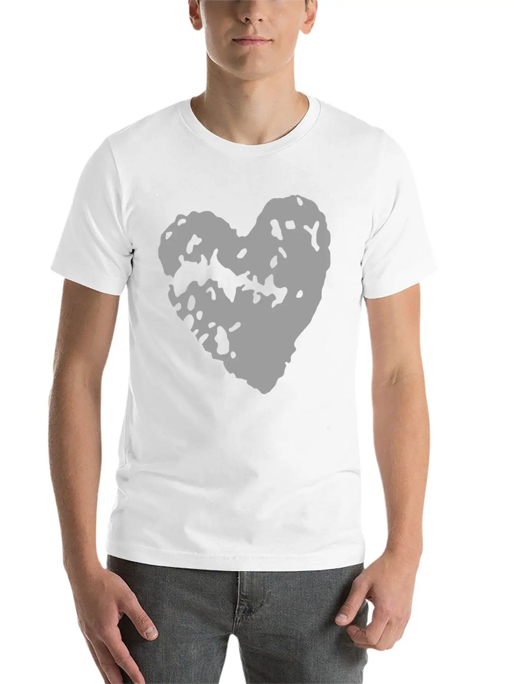 Heart Essential Cotton Tee For Daily Outfits – Unisex Style
