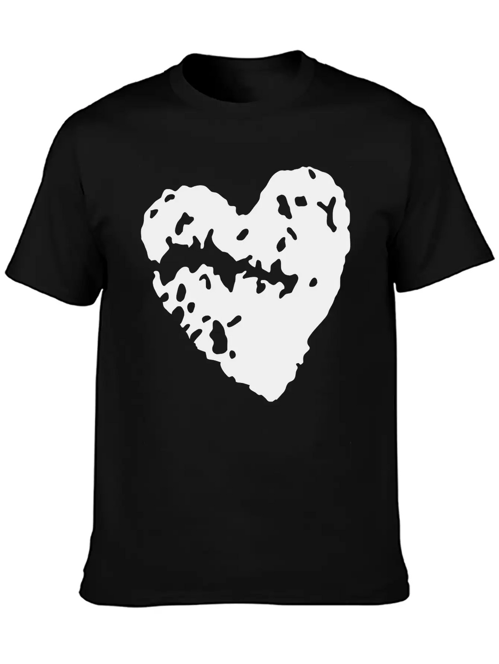 Heart Essential Cotton Tee For Daily Outfits – Unisex Style