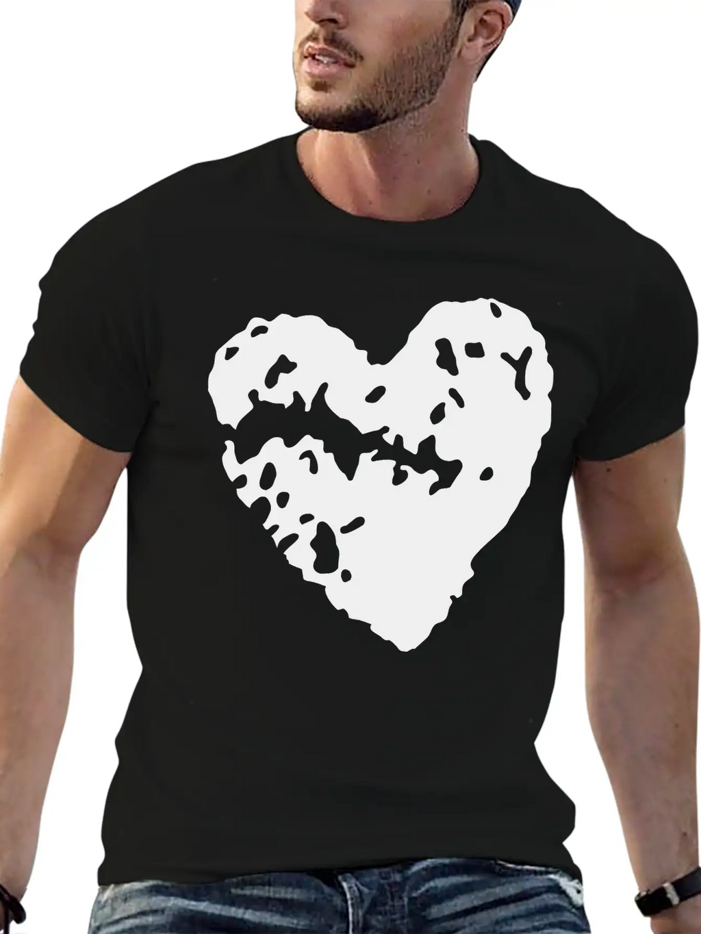 Heart Essential Cotton Tee For Daily Outfits – Unisex Style