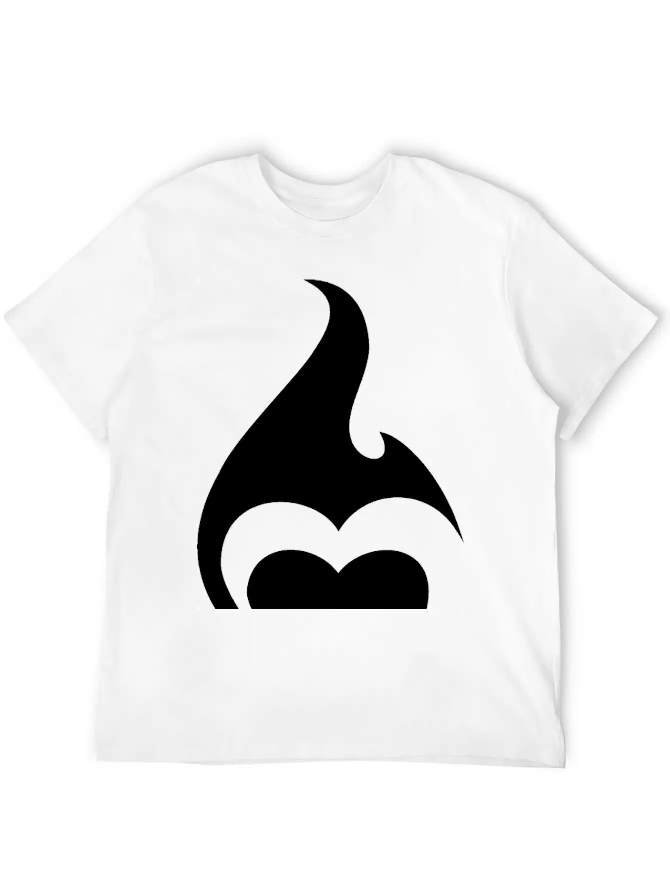 Heart Flames Fire Breathable Soft Cotton T-Shirt – Timeless Casual Look