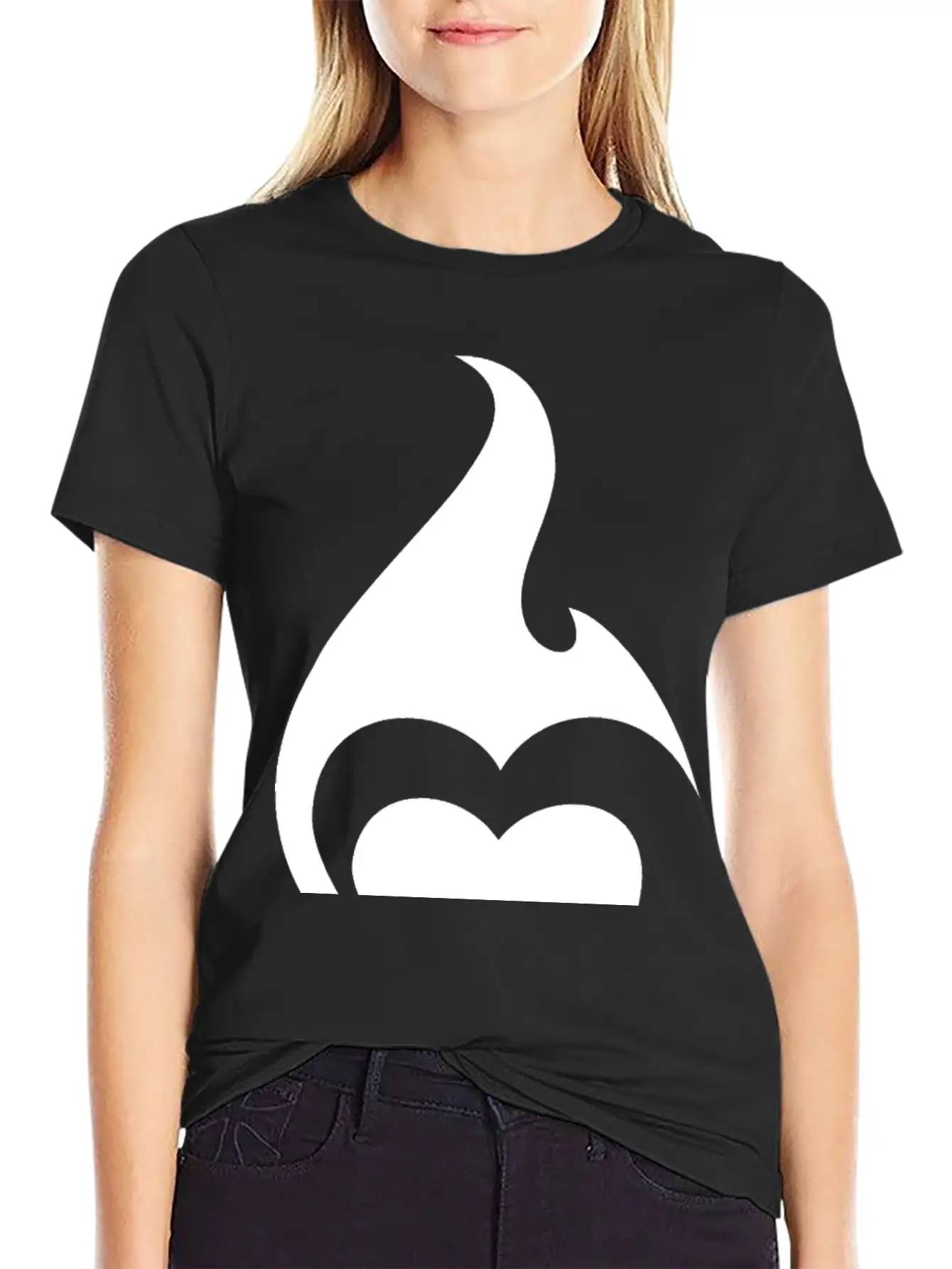 Heart Flames Fire Breathable Soft Cotton T-Shirt – Timeless Casual Look