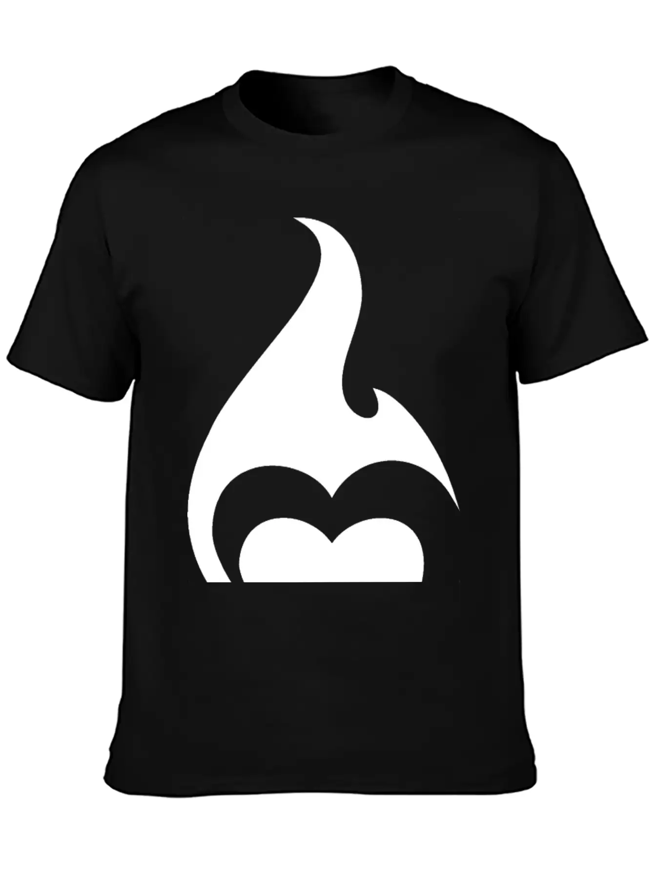 Heart Flames Fire Breathable Soft Cotton T-Shirt – Timeless Casual Look