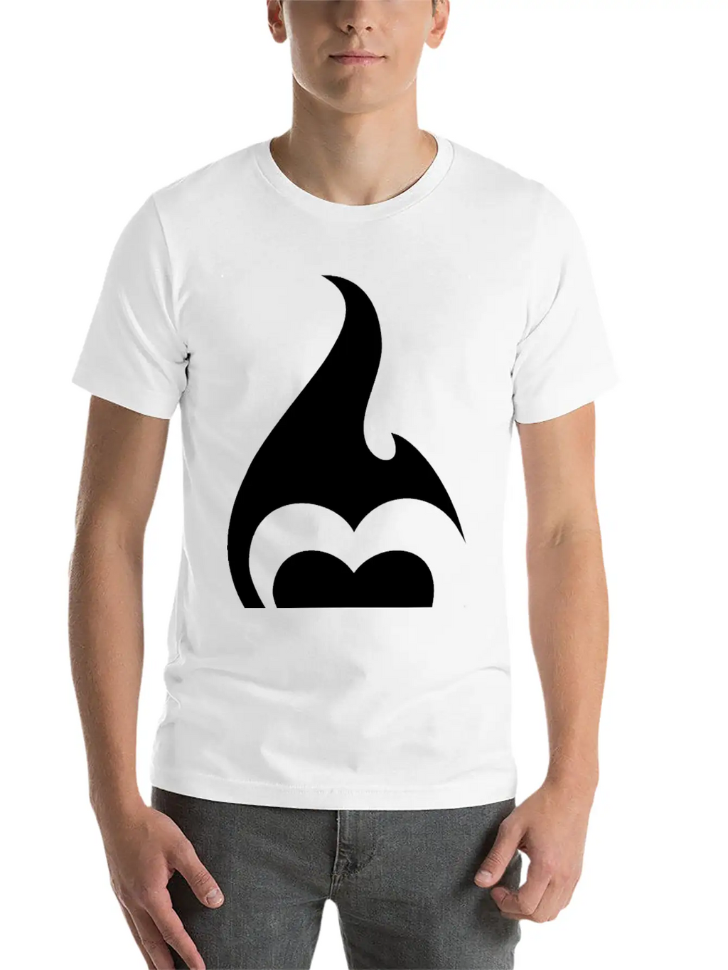 Heart Flames Fire Breathable Soft Cotton T-Shirt – Timeless Casual Look
