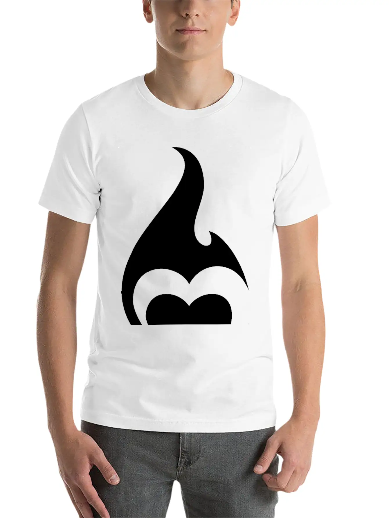 Heart Flames Fire Breathable Soft Cotton T-Shirt – Timeless Casual Look