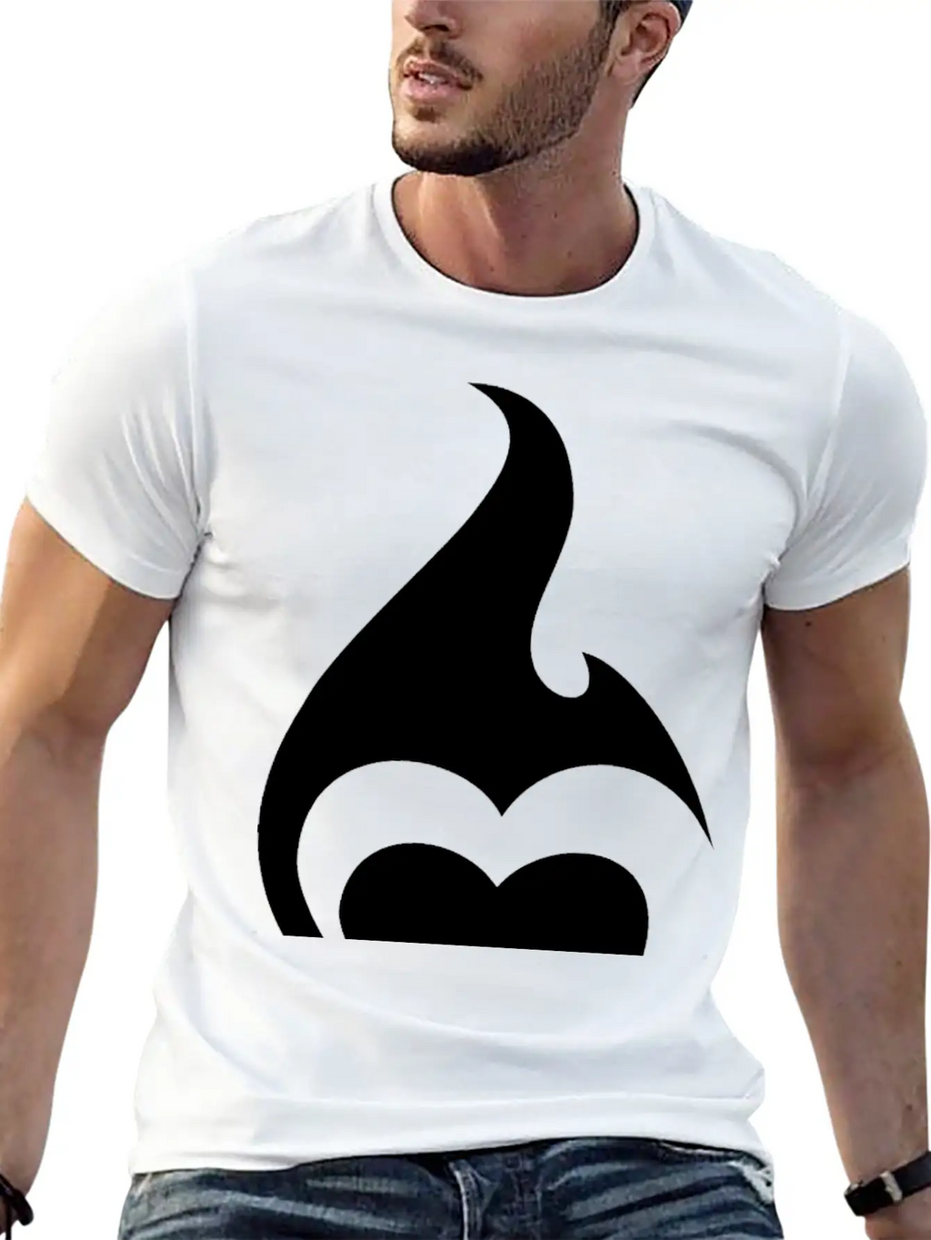 Heart Flames Fire Breathable Soft Cotton T-Shirt – Timeless Casual Look