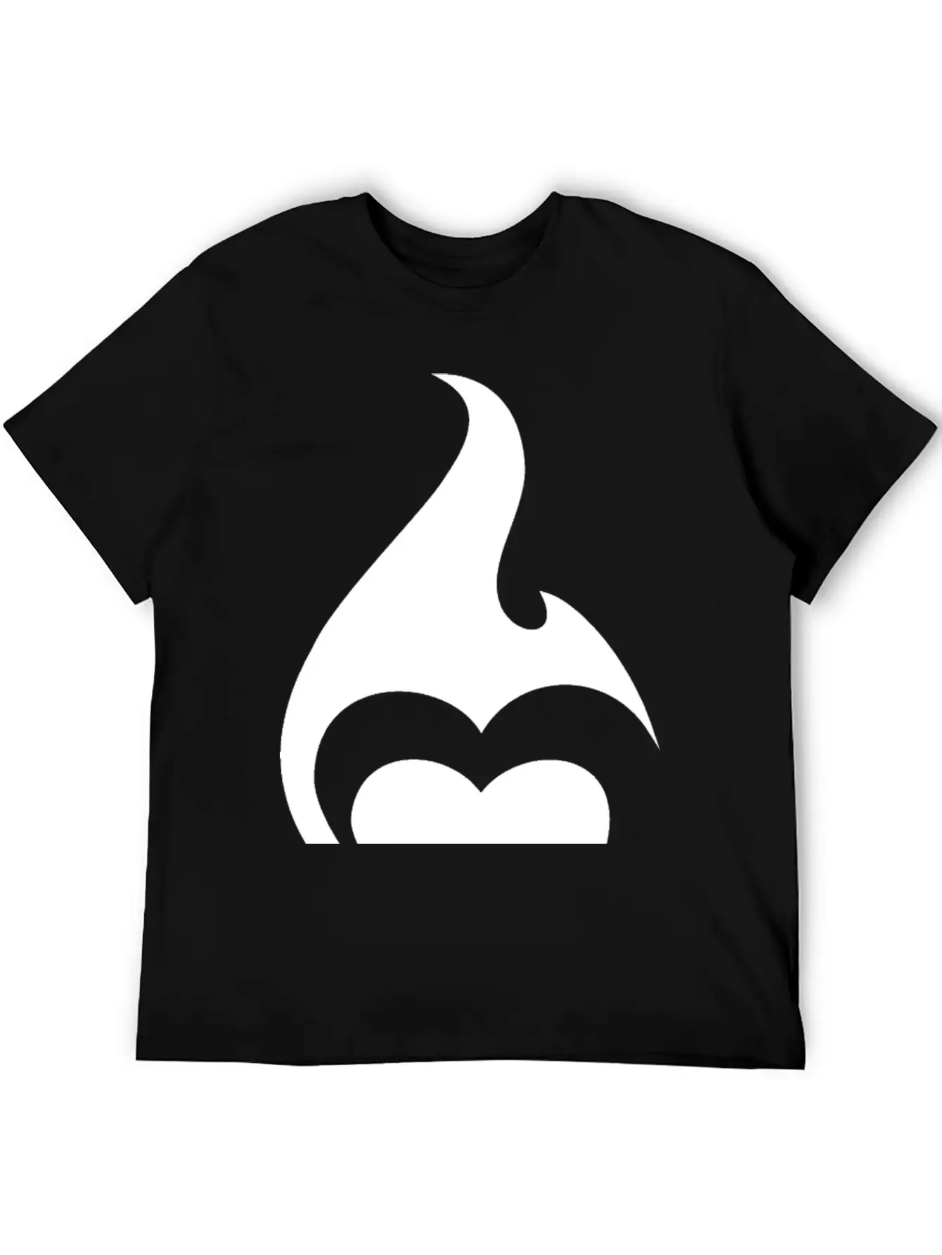 Heart Flames Fire Breathable Soft Cotton T-Shirt – Timeless Casual Look