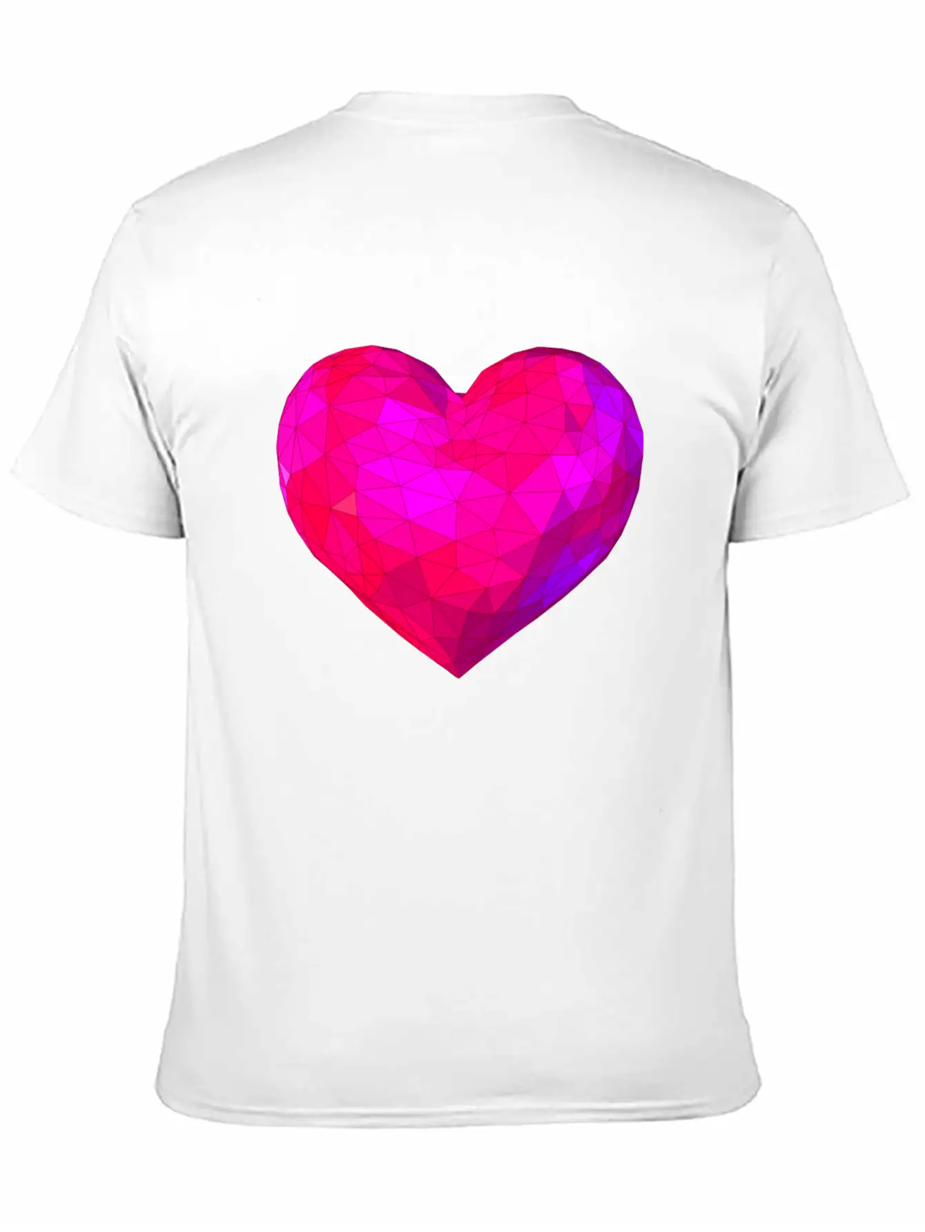 Heart In Mosaic Essential Unisex Summer Tee – Soft Cotton Casual Fit