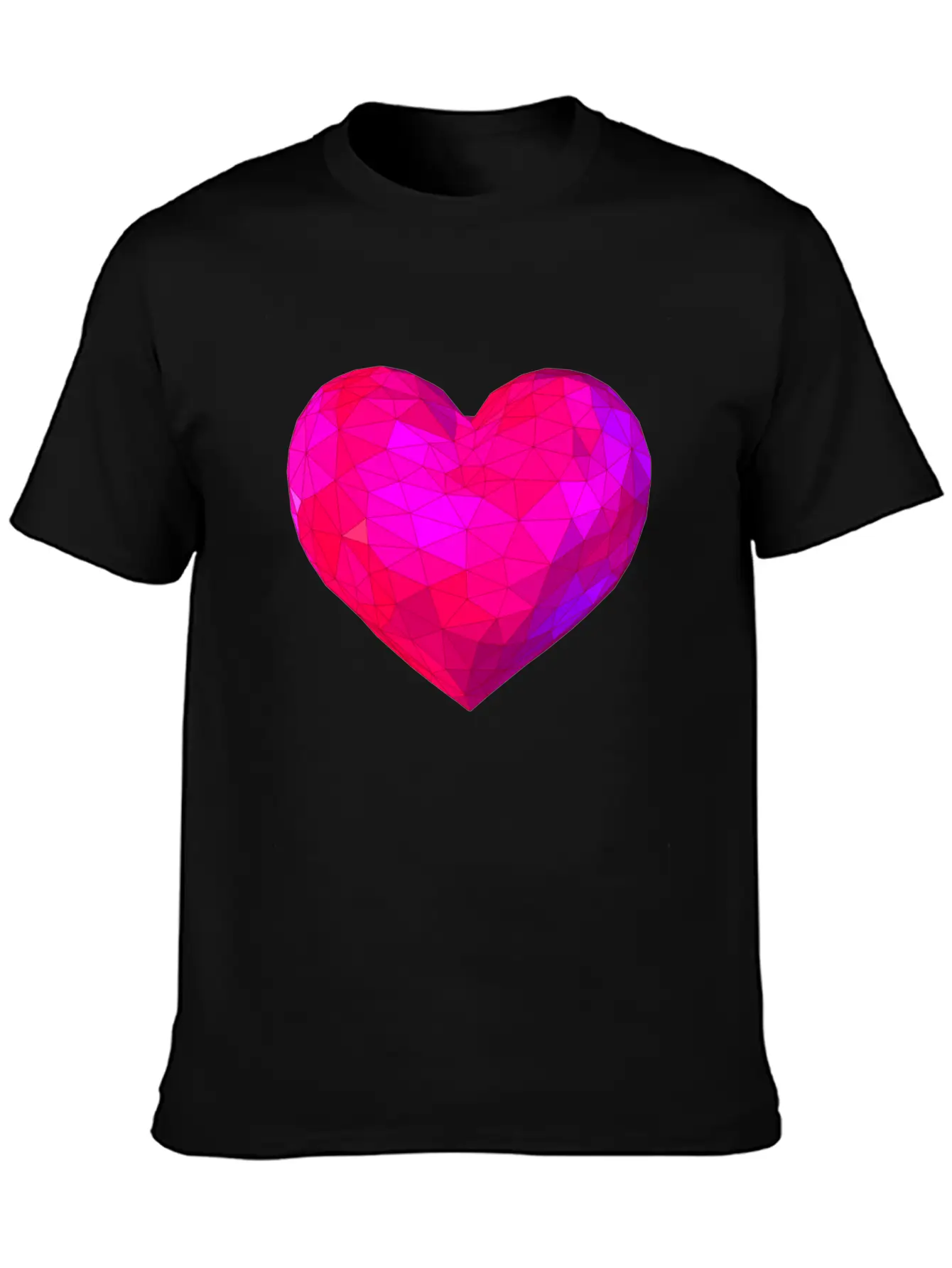 Heart In Mosaic Essential Unisex Summer Tee – Soft Cotton Casual Fit