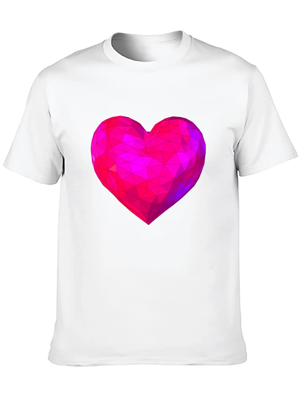 Heart In Mosaic Essential Unisex Summer Tee – Soft Cotton Casual Fit