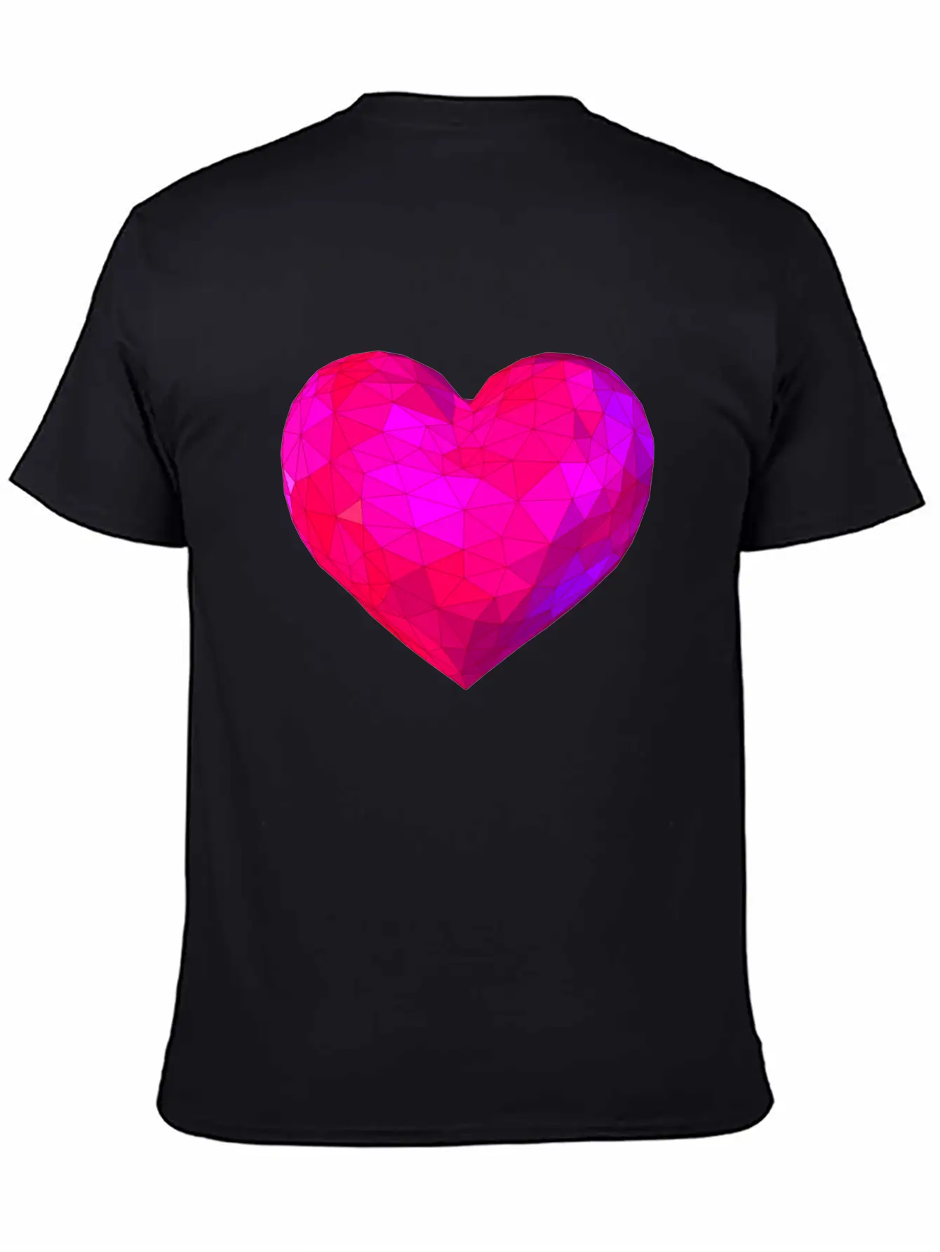 Heart In Mosaic Essential Unisex Summer Tee – Soft Cotton Casual Fit