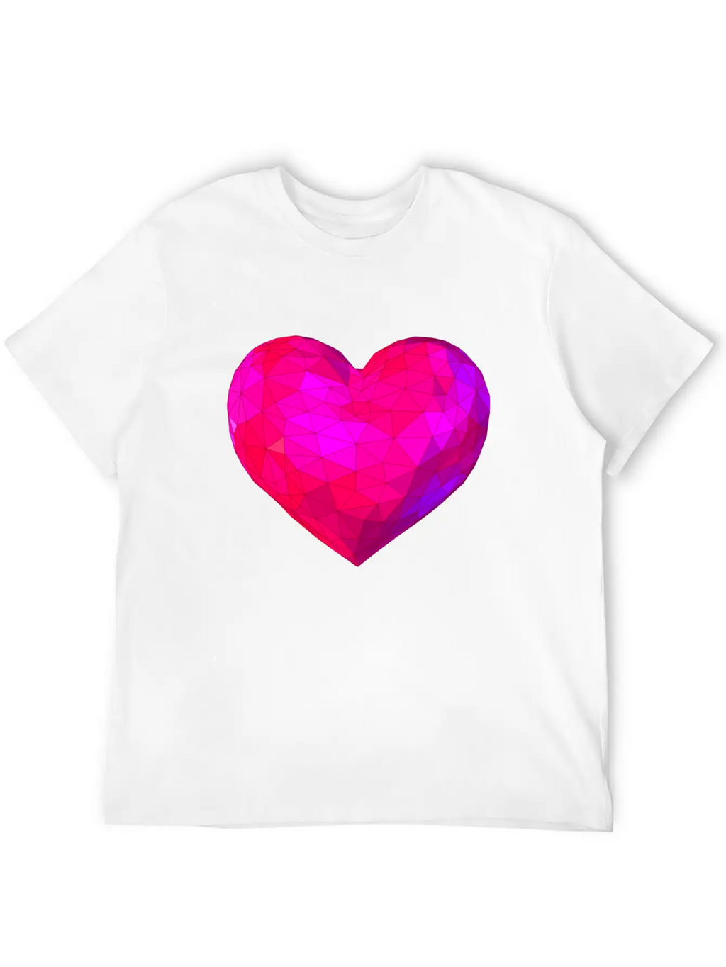 Heart In Mosaic Essential Unisex Summer Tee – Soft Cotton Casual Fit