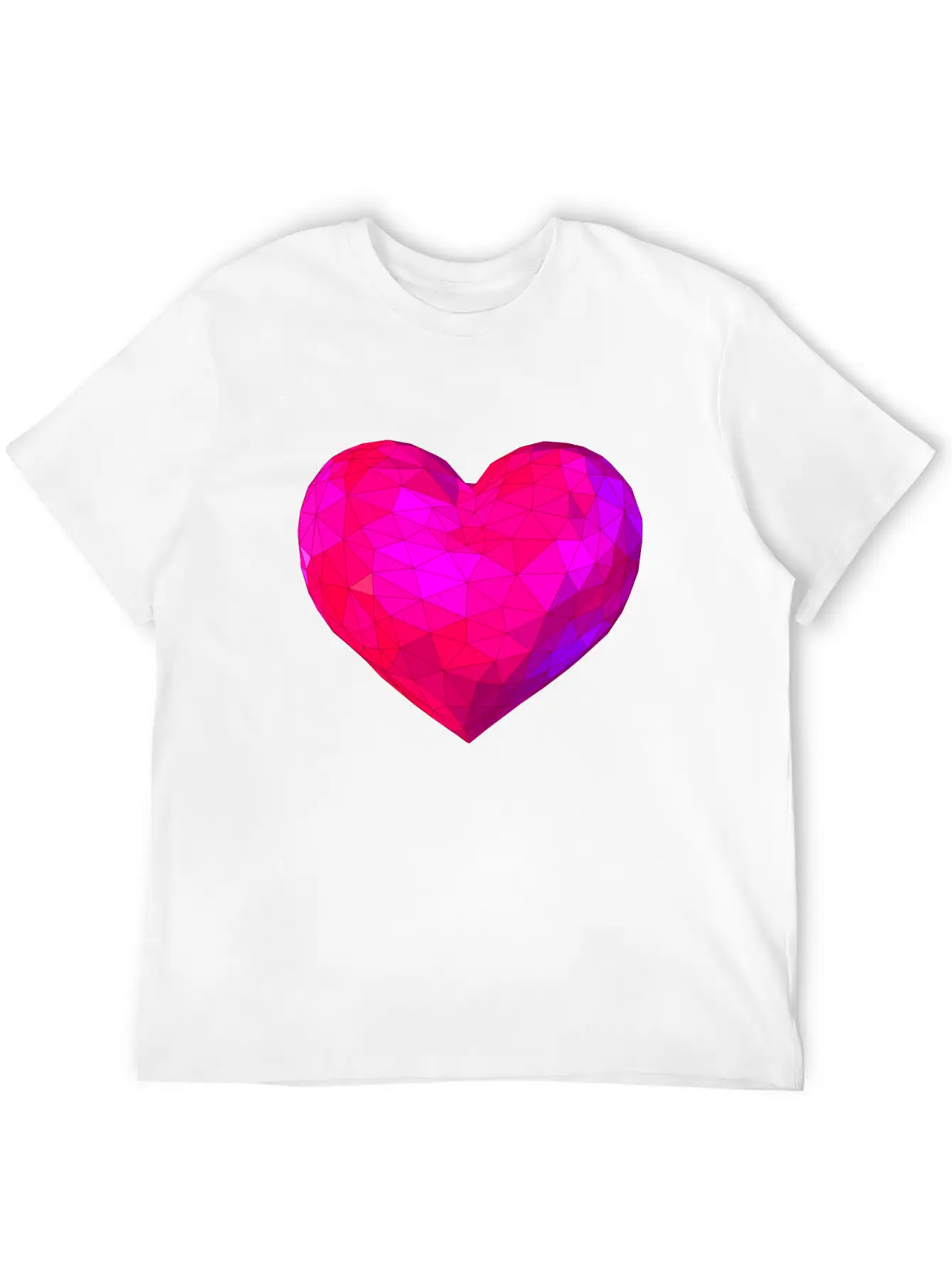 Heart In Mosaic Essential Unisex Summer Tee – Soft Cotton Casual Fit