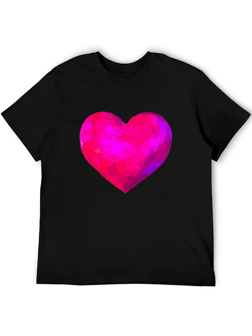 Heart In Mosaic Essential Unisex Summer Tee – Soft Cotton Casual Fit
