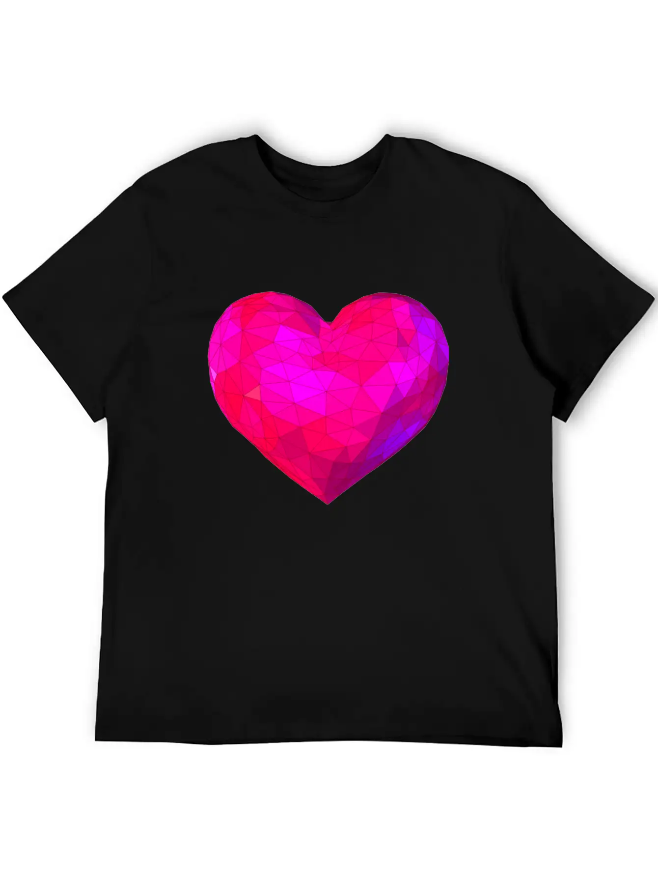 Heart In Mosaic Essential Unisex Summer Tee – Soft Cotton Casual Fit