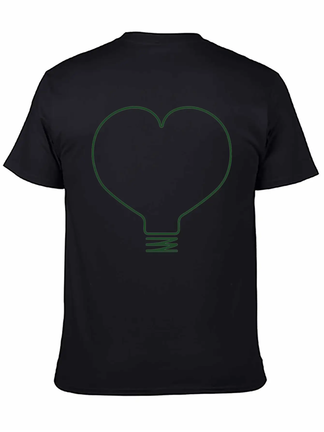 Heart Light Bulb Classic Cotton Tee – Unisex Comfort For Any Season