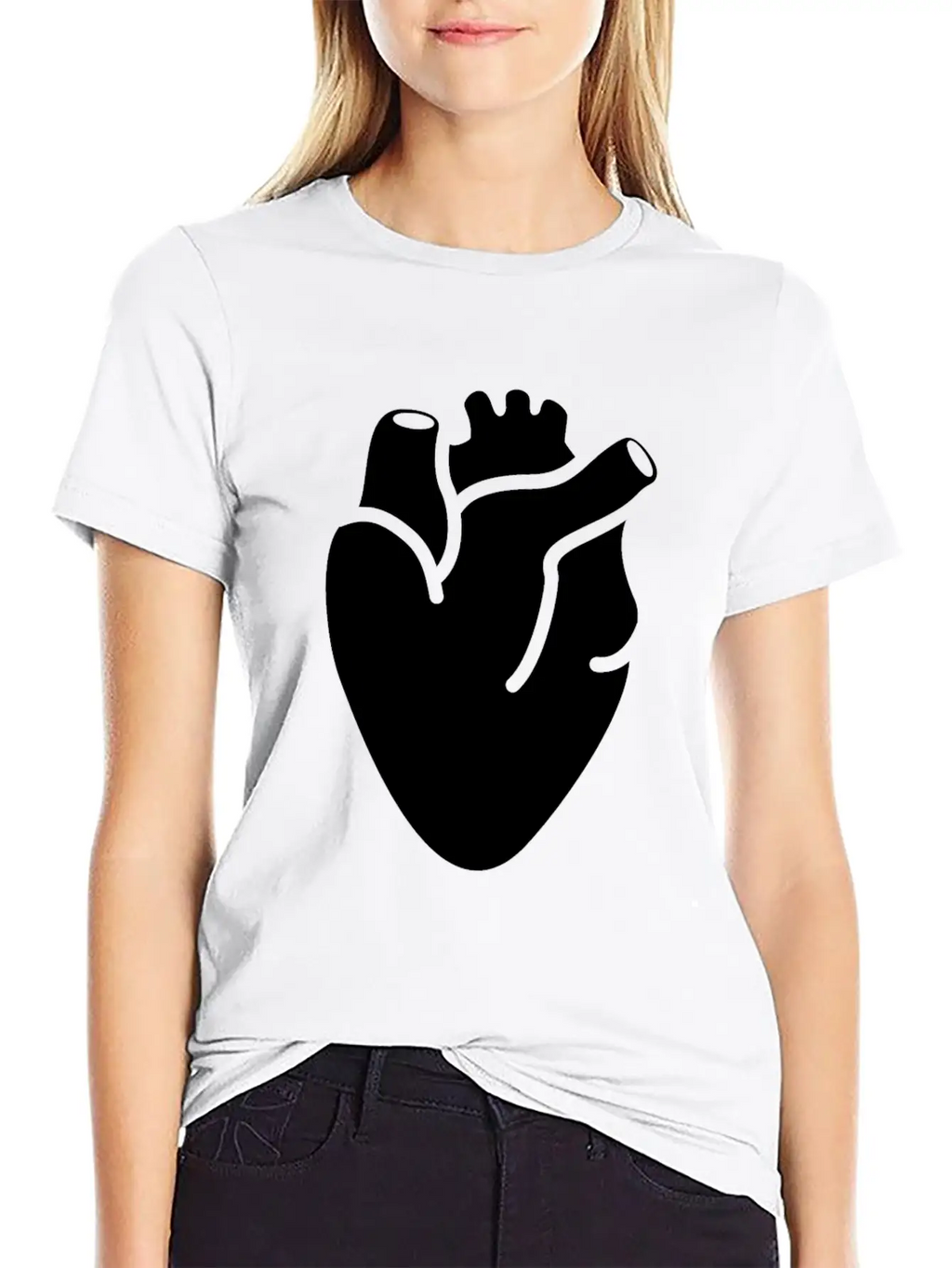 Heart Organ Breathable Graphic T-Shirt – Perfect For Casual Days