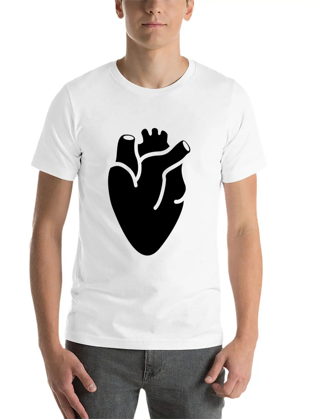 Heart Organ Breathable Graphic T-Shirt – Perfect For Casual Days
