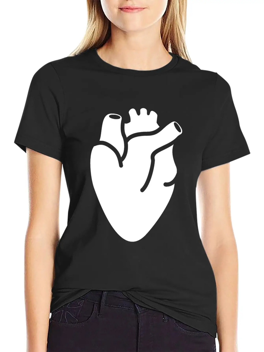 Heart Organ Breathable Graphic T-Shirt – Perfect For Casual Days