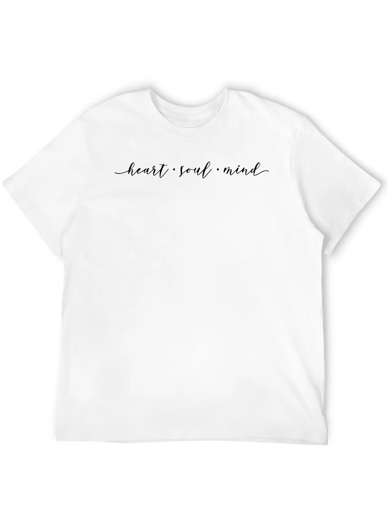 Heart Soul Mind, Christian, Faith, Believer, Quote Classic Cotton Tee – Unisex Comfort For Any Season