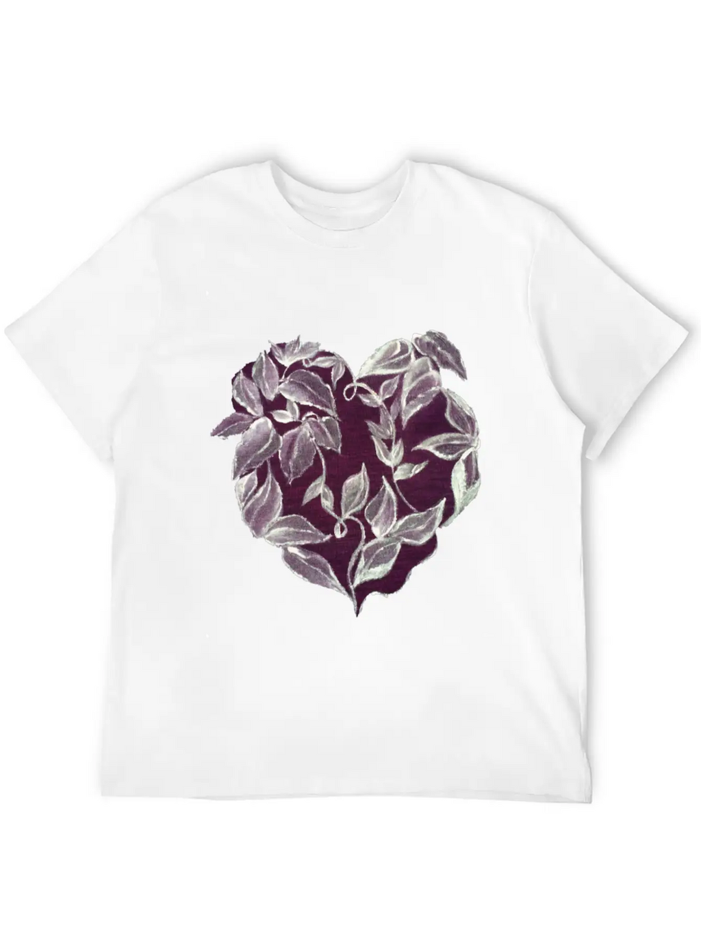 Heart Vine Unisex Casual T-Shirt – Clean Design For Daily Comfort