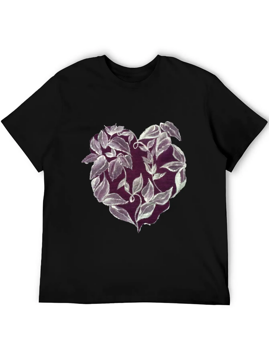 Heart Vine Unisex Casual T-Shirt – Clean Design For Daily Comfort