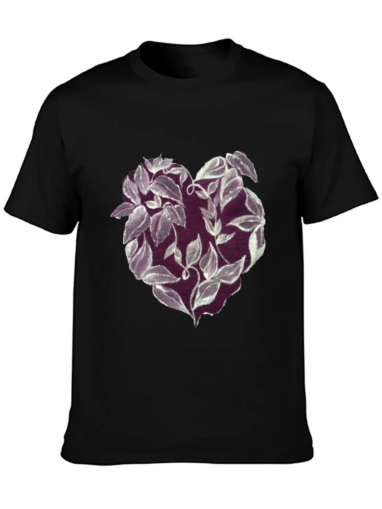 Heart Vine Unisex Casual T-Shirt – Clean Design For Daily Comfort