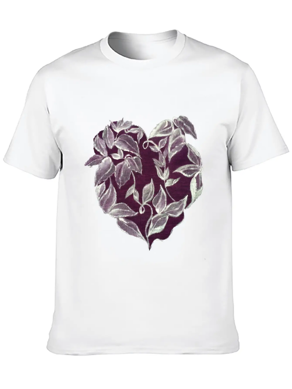Heart Vine Unisex Casual T-Shirt – Clean Design For Daily Comfort