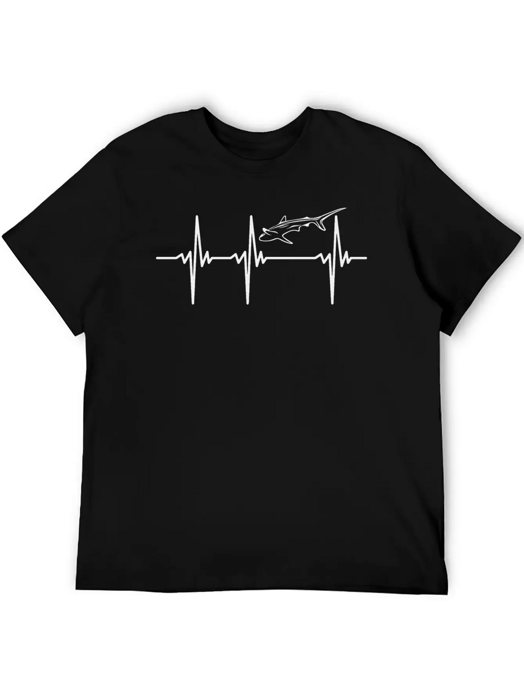 Heartbeat For Sharks Breathable Soft Cotton T-Shirt – Timeless Casual Look
