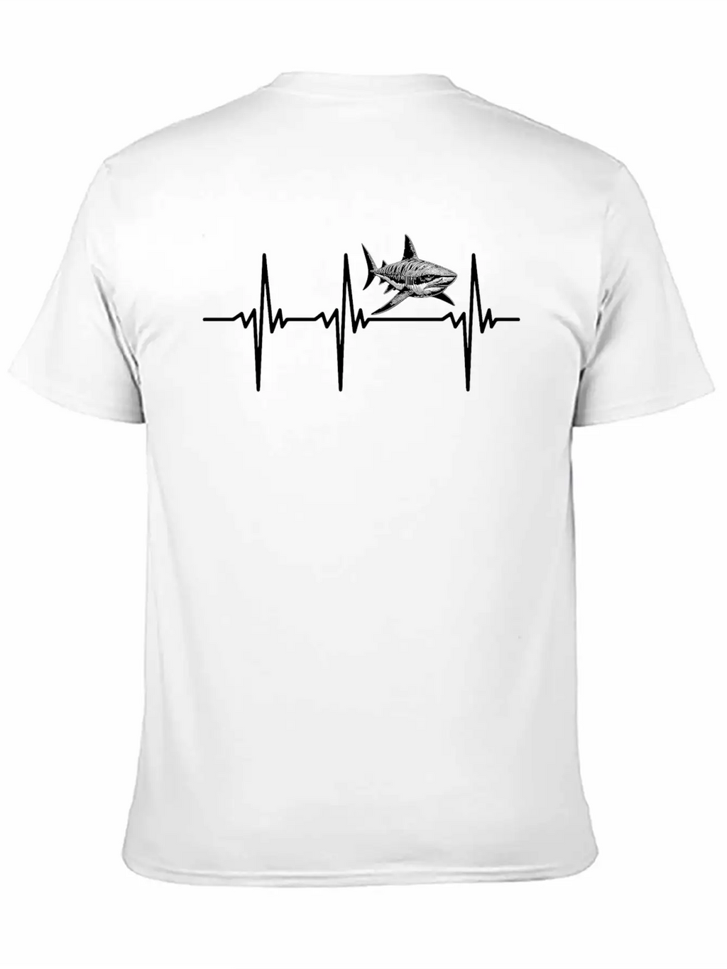 Heartbeat For Sharks Relaxed Everyday Tee – Lightweight And Durable Cotton